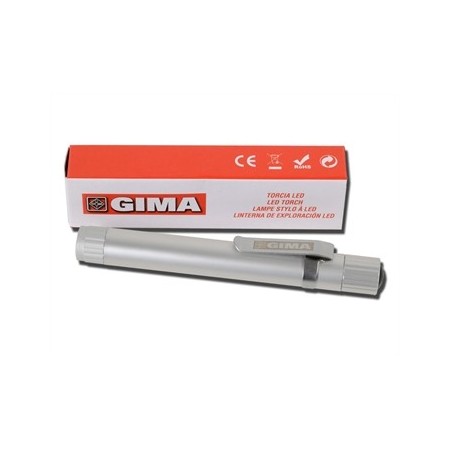 GIMA LUCCIOLA LED COLORE ARGENTO IN METALLO