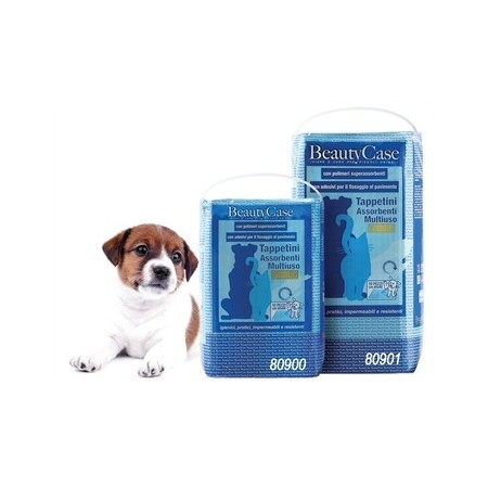 TAPPETINO ASSORBENTE PER ANIMALI DOMESTICI 60X60 CM (CONF. DA 10 PZ.)