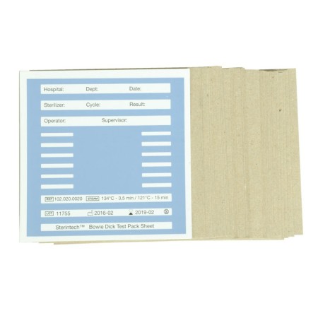 GIMA TEST STERILIZZAZIONE BOWIE DICK PACK (CONF. 20 PZ.)