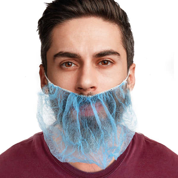 GARDENING COPRIBARBA TNT CON ELASTICI MONOUSO (CONF. 100 PZ.)