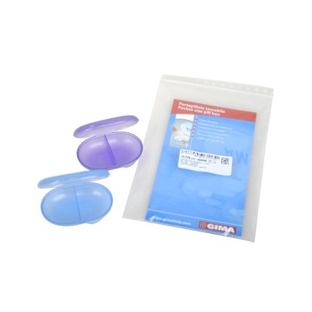 GIMA PORTAPILLOLE TASCABILE BLISTER (CONF. 2 PZ.)