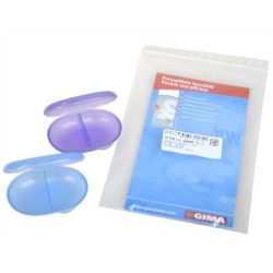 GIMA PORTAPILLOLE TASCABILE BLISTER (CONF. 2 PZ.)