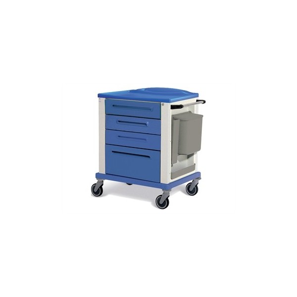 GIMA CARRELLO BASIC  STANDARD - BLU
