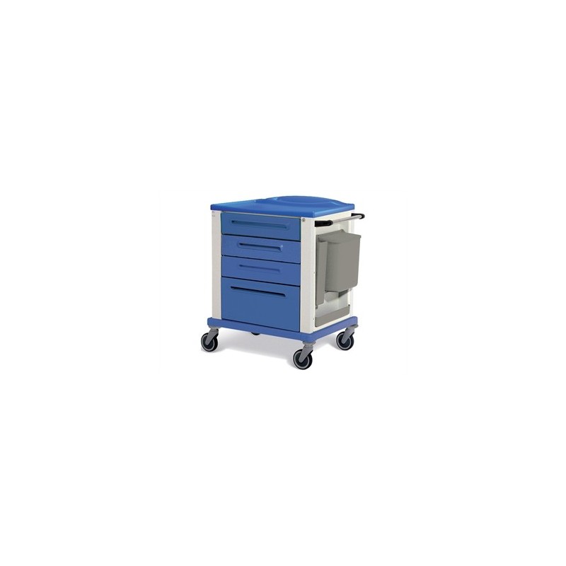 GIMA CARRELLO BASIC  STANDARD - BLU