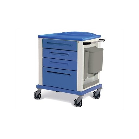 GIMA CARRELLO BASIC  STANDARD - BLU