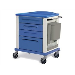 GIMA CARRELLO BASIC  STANDARD - BLU
