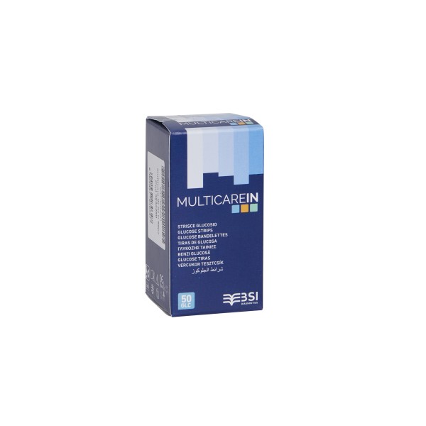BSI MULTICARE IN STRISCE GLICEMIA - 50 PZ. + 1 CHIP