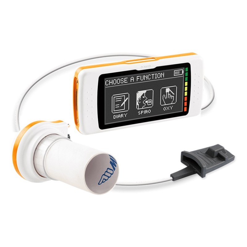 GIMA SPIROMETRO+OSSIMETRO SPIRODOC+SOFTWARE-DISPLAY TOUCH SCREEN