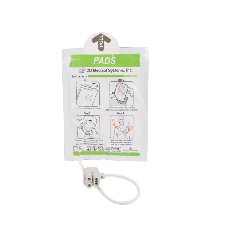 CU MEDICAL PIASTRE ADULTI MONOUSO PER DEFIBRILLATORE I-PAD CU-SP1 (COPPIA)