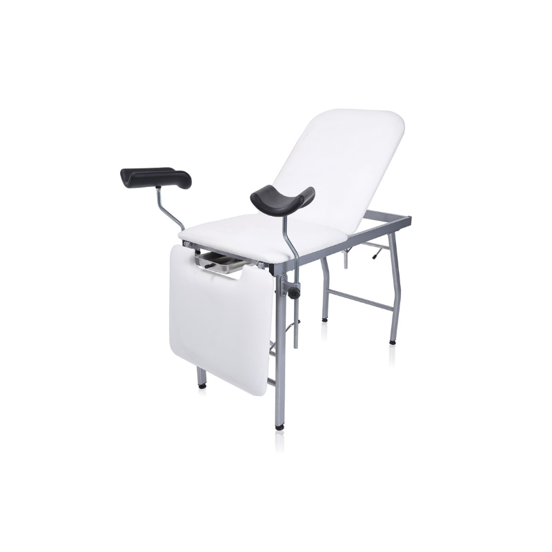 MORETTI LETTINO PER VISITA MEDICA 2 SNODI A 3 SEZIONI GINECOLOGICO TUBOLARE RETTANGOLARE IN ACCIAIO VERNICIATO-RYGEL