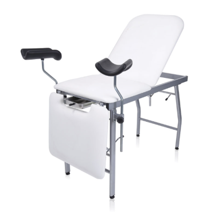 MORETTI LETTINO PER VISITA MEDICA 2 SNODI A 3 SEZIONI GINECOLOGICO TUBOLARE RETTANGOLARE IN ACCIAIO VERNICIATO-RYGEL