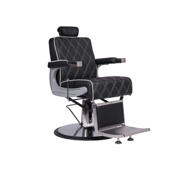 WEELKO POLTRONA DA BARBIERE ELEGANTE CON TELAIO DI ALLUMINIO INIETTATO -SLICK