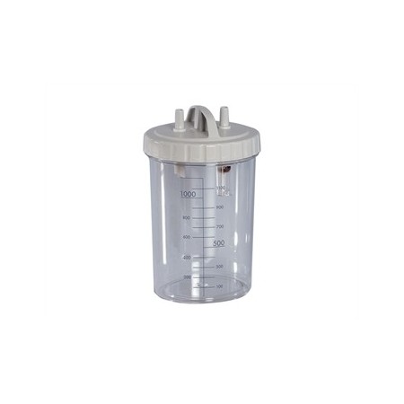 GIMA VASO DA 1 LT - CON COPERCHIO - AUTOCLAVABILE 121°C PER ASPIRATORE TOBI/VEGA