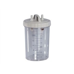 GIMA VASO DA 1 LT - CON COPERCHIO - AUTOCLAVABILE 121°C PER ASPIRATORE TOBI/VEGA