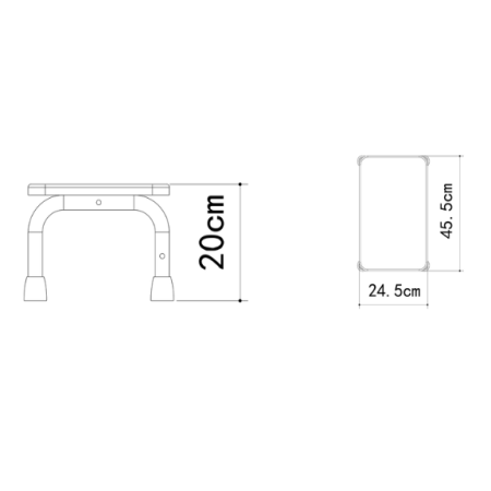 COINFY CARE PREDELLINO SINGOLO IN ACCIAIO INOX