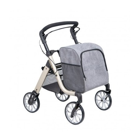 INTERMED DEAMBULATORE CON STRUTTURA A CARRELLO PORTA SPESA IN ALLUMINIO A QUATTRO RUOTE-ORLANDO