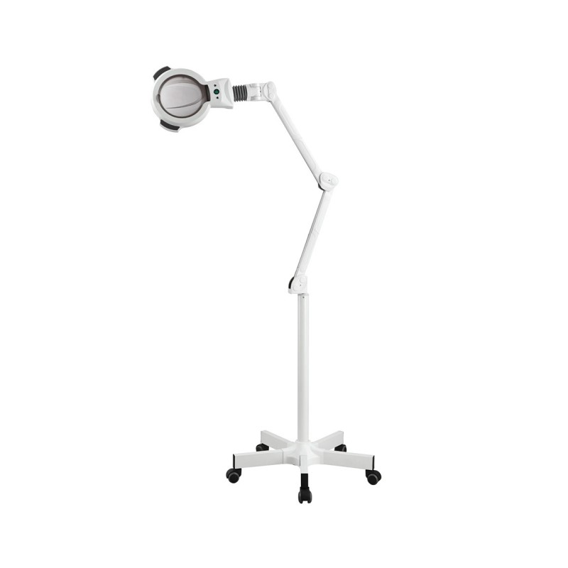 WEELKO LAMPADA A LED SU CARRELLO - LENTE D'INGRANDIMENTO A 5 DIOTTRIE (ZOOM)