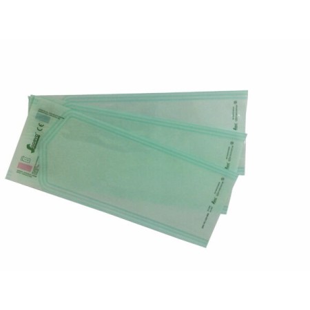 SOGEVA BUSTE PIATTE PER STERILIZZAZIONE 100 MM X 200 MM (CONF. 200 PZ.)