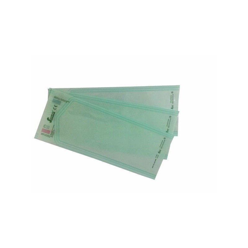 SOGEVA BUSTE PIATTE PER STERILIZZAZIONE 100 MM X 200 MM (CONF. 200 PZ.)