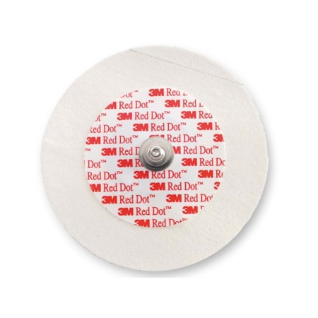 3M ELETTRODI CON SUPPORTO IN MICROPORE RED DOT 2239 - (CONF. 50 PZ.)