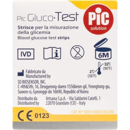 ARTSANA STRISCE GLICEMIA GLUCOTEST 25 PZ