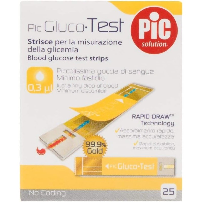 ARTSANA STRISCE GLICEMIA GLUCOTEST 25 PZ