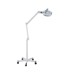 WEELKO LAMPADA A LED SU CARRELLO - LENTE D'INGRANDIMENTO A 5 DIOTTRIE (AMPLI)