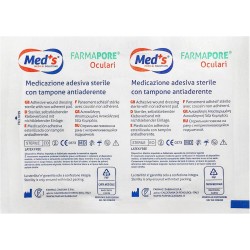 FARMAC-ZABBAN MEDICAZIONI FARMAPORE OCULARI STERILI ADESIVE CON TAMPON