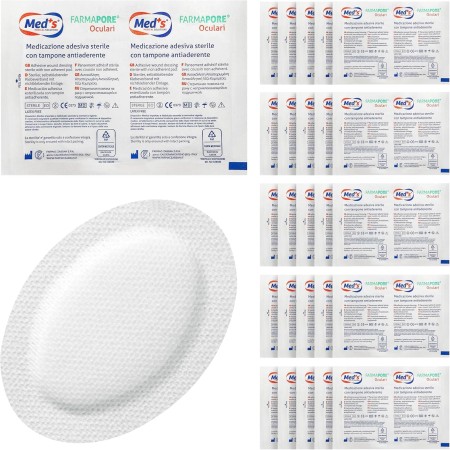 FARMAC-ZABBAN MEDICAZIONI FARMAPORE OCULARI STERILI ADESIVE CON TAMPON