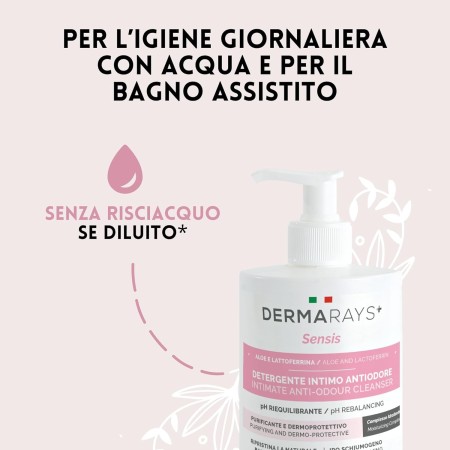 RAYS DERMARAY SENSIS DETERGENTE INTIMO IDRATANTE DELICATO A PH RIEQUIL