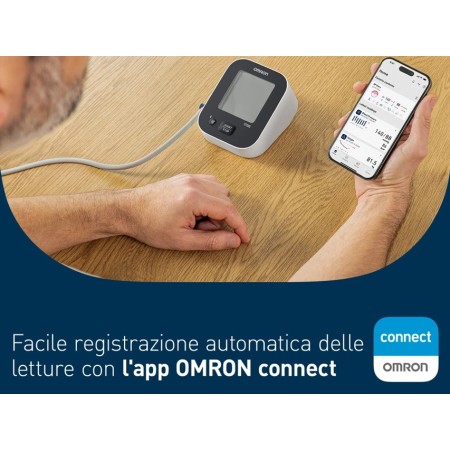 OMRON MISURATORE DI PRESSIONE DIGITALE M2+ CONNECT HEM-7188T1-LE