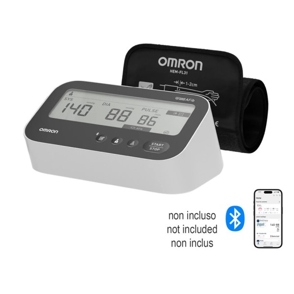 OMRON MISURATORE DI PRESSIONE DIGITALE M4 CONNECT AFIB HEM-7196T1-FLE