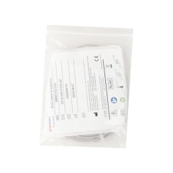 GIMA CAVO DERIVAZIONI ECG - 5 ELETTRODI A BOTTONE - OPTIONAL PER M12 H