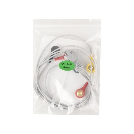 GIMA CAVO DERIVAZIONI ECG - 5 ELETTRODI A BOTTONE - OPTIONAL PER M12 H