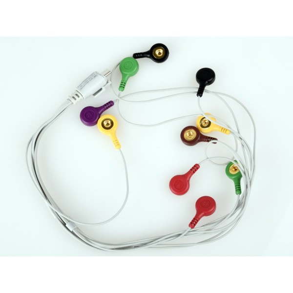 GIMA CAVO DERIVAZIONI ECG - 10 ELETTRODI A BOTTONE OPTIONAL PER M12 HO