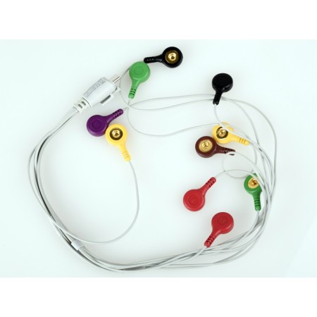 GIMA CAVO DERIVAZIONI ECG - 10 ELETTRODI A BOTTONE OPTIONAL PER M12 HO