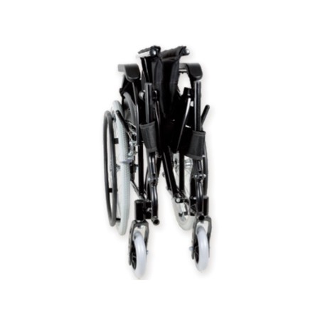 GIMA CARROZZINA ALLUMINIO PRINCE - NERA INOX