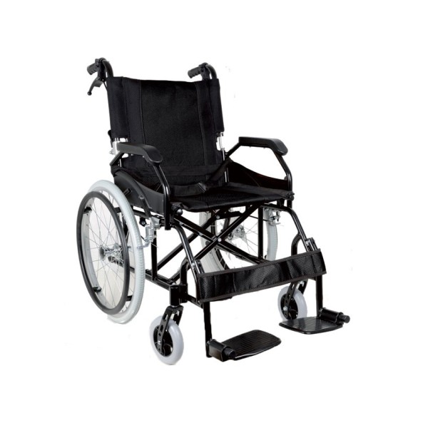 GIMA CARROZZINA ALLUMINIO PRINCE - NERA INOX