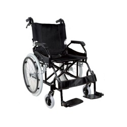 GIMA CARROZZINA ALLUMINIO PRINCE - NERA INOX