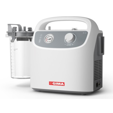 GIMA ASPIRATORE A BATTERIA CON VASO DA 1 LITRO 27 LIT/MIN