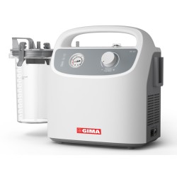 GIMA ASPIRATORE A BATTERIA CON VASO DA 1 LITRO 27 LIT/MIN