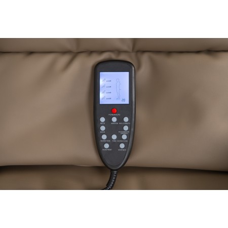 WEELKO PEDISPA ELETTRICO CON 2 MOTORI, RIVESTITO IN PU COLORE BIANCO-E