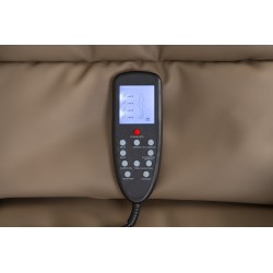 WEELKO PEDISPA ELETTRICO CON 2 MOTORI, RIVESTITO IN PU COLORE BIANCO-E