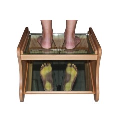 FISIOTECH PODOSCOPIO IN LEGNO A LUCE LED