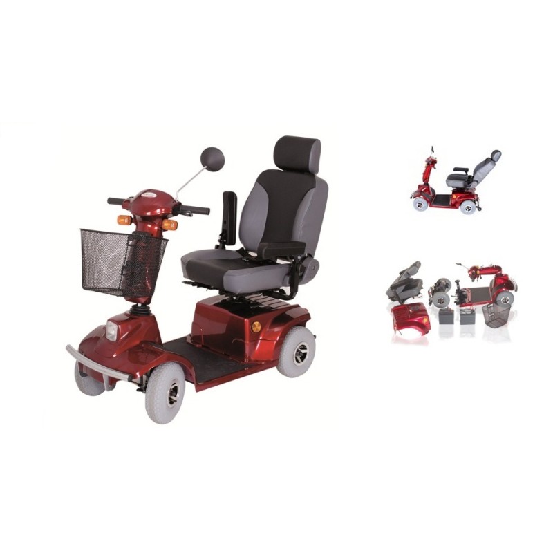 MORETTI SCOOTER 4 RUOTE MOTUS- ARGENTO,BLU,ROSSO