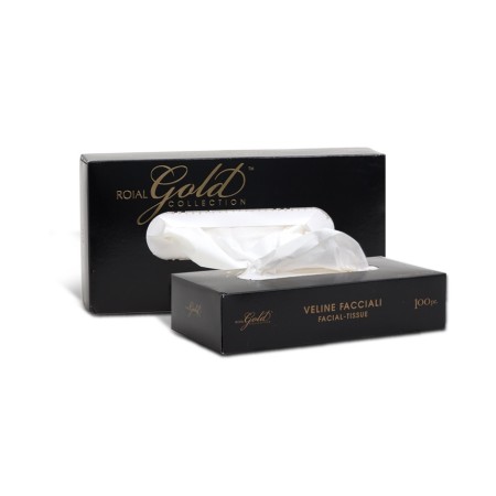 RO.IAL VELINE FACCIALI IN PURA CELLULOSA - GOLD COLLECTION - (CONF. 100 PZ.)