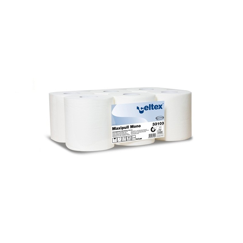 CELTEX ASCIUGAMANO A ROTOLO PURA CELLULOSA (CM 22 x 320 MT) (CONF. 6 ROTOLI)