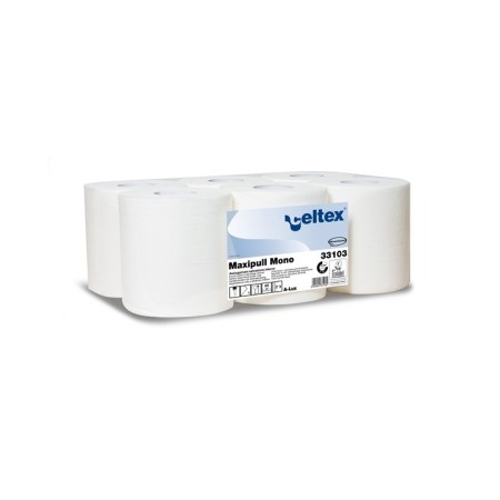 CELTEX ASCIUGAMANO A ROTOLO PURA CELLULOSA (CM 22 x 320 MT) (CONF. 6 ROTOLI)