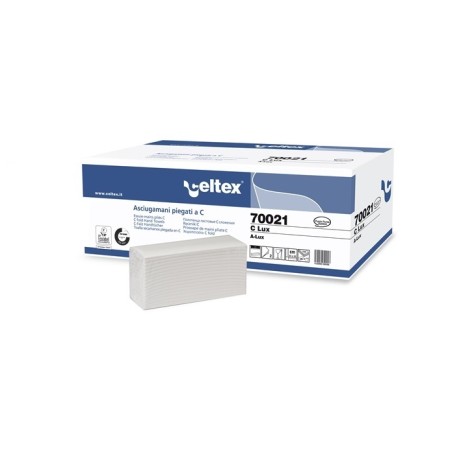 CELTEX ASCIUGAMANO PIEGATO A C IN PURA CELLULOSA 2 VELI  - (CONF. 152 PZ.)