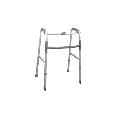 MORETTI DEAMBULATORE PIEGHEVOLE CON 2 PUNTALI E 2 RUOTE FISSE